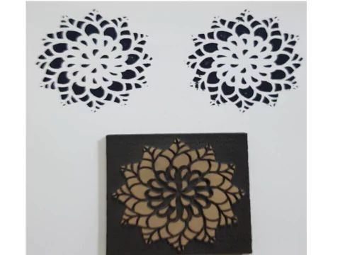 Sellos decorativos letra M de 5 a 7 cm