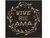 Sellos decorativos letra M de 5 a 7 cm vive rie ama