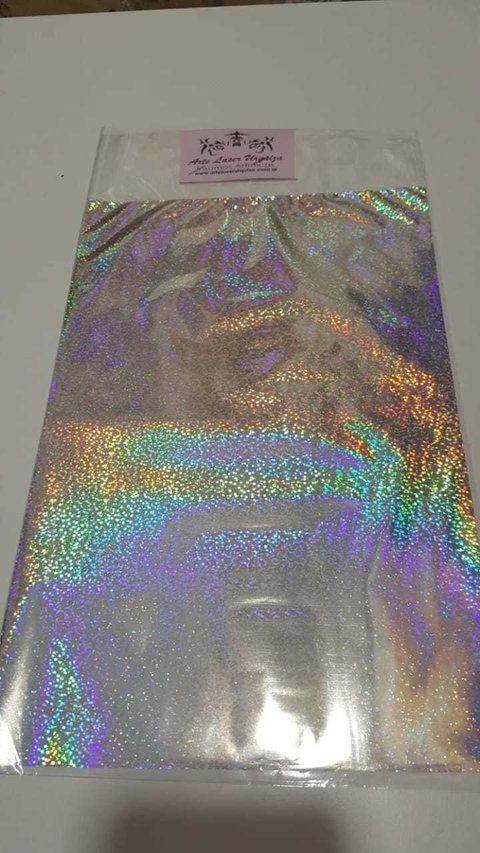 Laminas de Foil Holografico puntitos