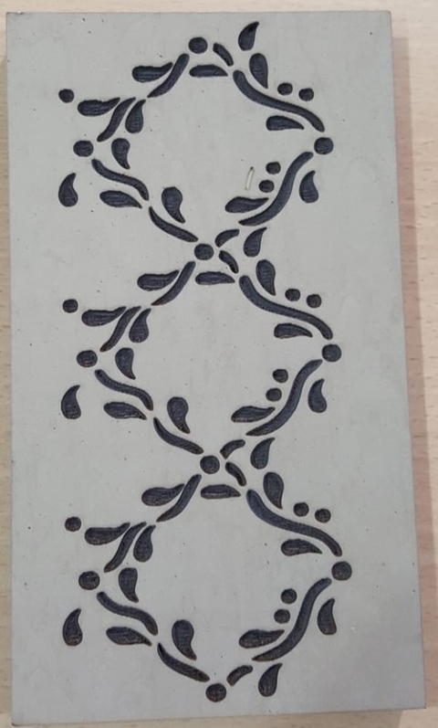 Texturizador de 7 cm x 12 cm # 2