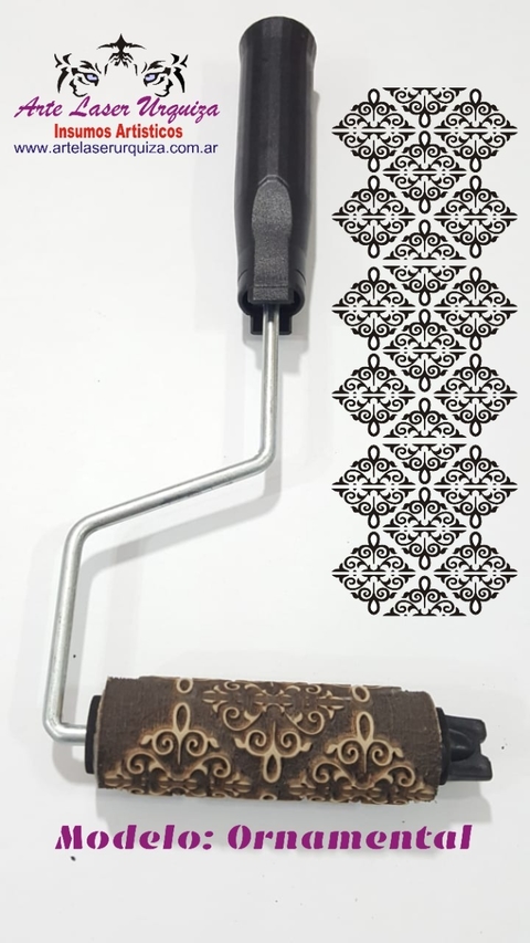 Mango con Rodillo  Ornamental 10 cm