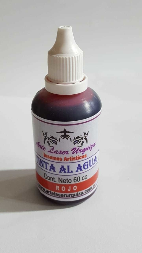 Tinta al Agua x 60 cc  Rojo