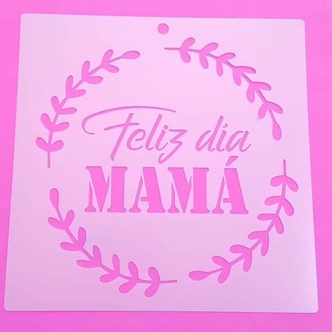 Stencil 20 x 20 cm ( MAMA 03 )