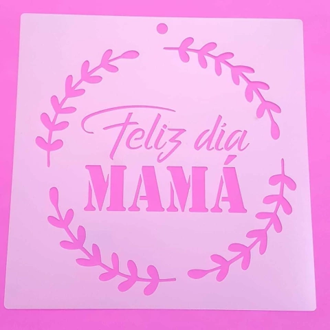 Stencil 20 x 20 cm ( MAMA 03 )
