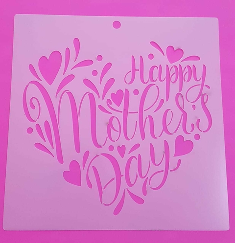Stencil 20 x 20 cm ( MAMA 07 )
