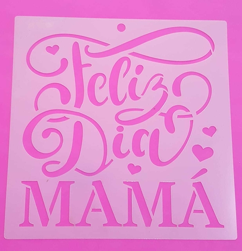 Stencil 20 x 20 cm ( MAMA 09 )