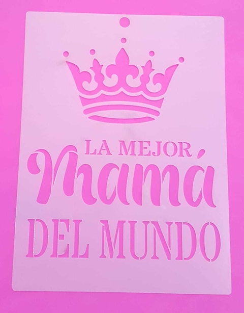 Stencil 15 x 20 cm,  MAMA 04