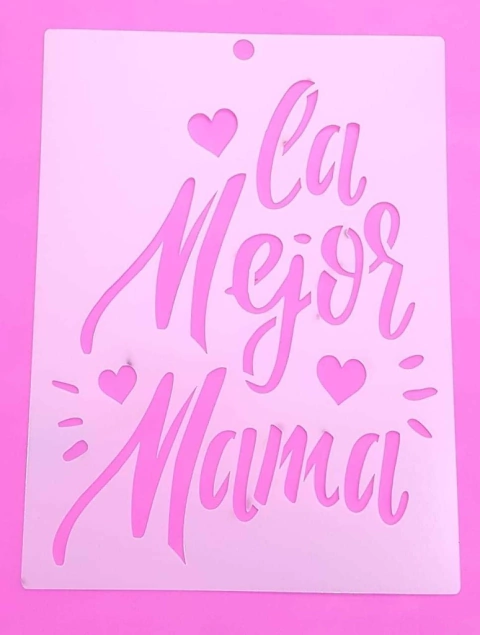 Stencil 15 x 20 cm,  MAMA 05