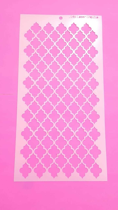 Stencil para Tortas de 10 cm de diametro ( 20 cm x 40 cm de largo ), modelo 002