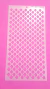 Stencil para Tortas de 10 cm de diametro ( 20 cm x 40 cm de largo ), modelo 003