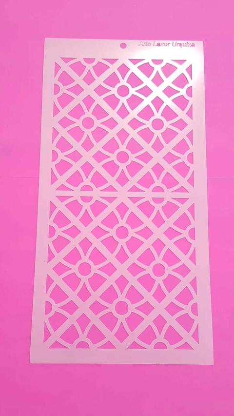 Stencil para Tortas de 10 cm de diametro ( 20 cm x 40 cm de largo ), modelo 006