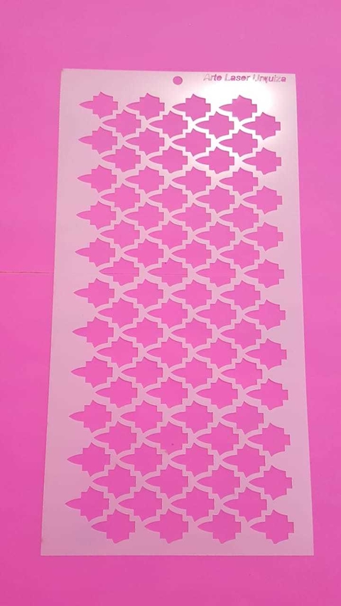 Stencil para Tortas de 10 cm de diametro ( 20 cm x 40 cm de largo ), modelo 011