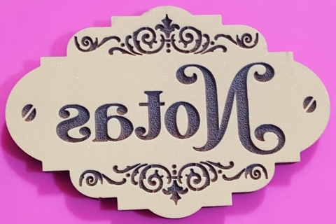 Sello Bajo Relieve 9 x 12 cm ( NOTAS )
