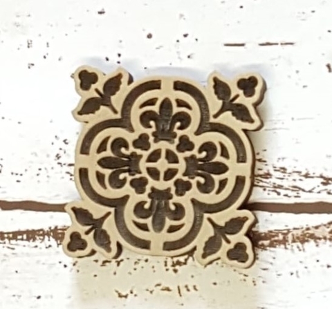 Molde para Cubeta de 5x5 cm modelo Mosaico