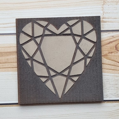 Sello Decorativo 8 x 8 cm San Valentin