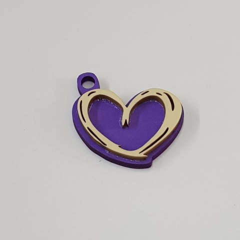 Sello Estampa Facil corazon 6x5 cm