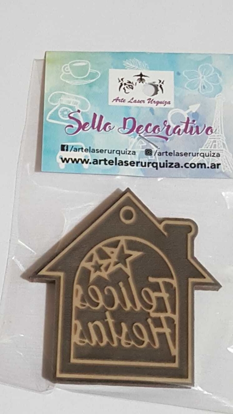 Sello Decorativo Casita 7cm