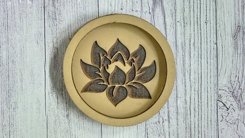 Molde Flor de Loto, 7 cm de diametro