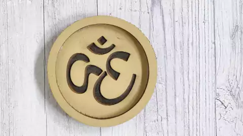 Molde figura del OM, 7 cm de diametro