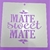 Stencil 20 x 20 cm mate sweet mate