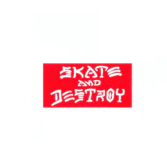 Thrasher Sticker Skate And Destroy Mediano