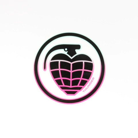 Thunder Sticker Circle Grenade Neon Fade M