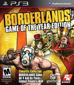 Borderlands Game Of The Year Edition ps3 digital