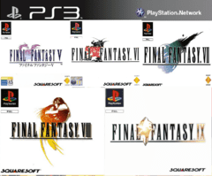 Final Fantasy Pack 5 al 9 (CLásicos ps1) ps3 digital