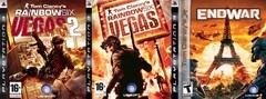 Rainbow Six vegas 1 +2 + End War + Ghost Recon ps3 digital