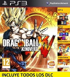 Dragon ball xenoverse + todos los dlc ps3 digital