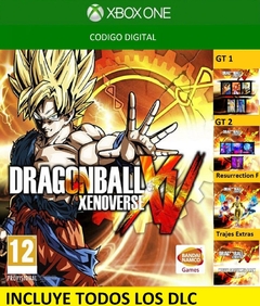 Dragon Ball Xenoverse + Todos Los DLC xbox one código digital (Región Argentina)