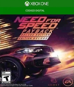 Need For Speed Payback Deluxe Edition xbox one código digital (Región Argentina)