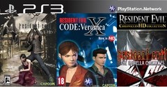 Resident Evil 4 + Resident Evil Code Veronica X + umbrella chronicles ps3 digital