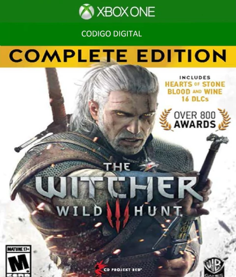 The Witcher 3 complete Edition xbox one código digital (Región Argentina)