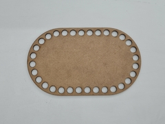 Base para cesto oval MDF cru 3mm