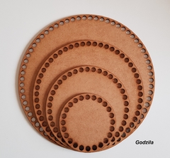 Base para Cesto redondas MDF 3mm espessura