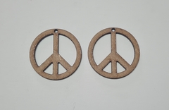 Brincos em MDF para montar 4,5cm o par - comprar online
