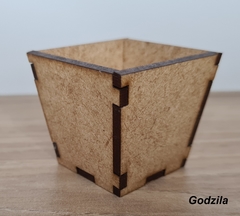 Cachepô ou vaso 4x4,5cm MDF cru