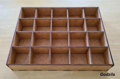 Caixa com divisórias 20x40x5cm com 10 divisórias - comprar online