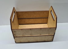 Mini caixote de feira MDF 3mm 14,5x11x10cm - www.godzila.com.br
