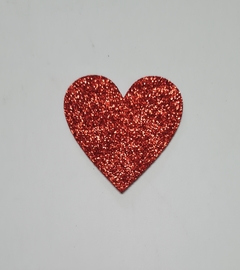 Imagem do Letra, númeors e símbolos em EVA com Glitter Vermelho vários tamanhos