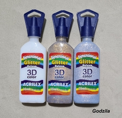 Tinta Dimensional Glitter 35ml - Acrilex