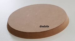Bases placas Oval MDF Cru Chanfrado 12mm espessura