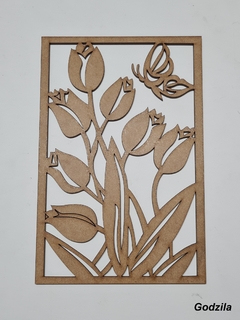 Painel Quadros Molduras 20cm MDF cru 3mm na internet