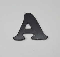 Letras e números em Acrílico Preto 3cm - comprar online