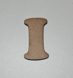 Letras e números 5cm altura em MDF cru 3mm de espessura Cooper Black