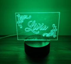 Luminária Led Personalizada Com Nome em Acrílico na internet