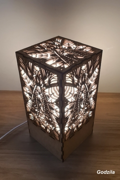 Luminária Decoração Nossa Senhora 24cm Em Mdf Cru C/ Elétrica para Quartos e Salas - comprar online