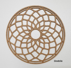 MANDALAS 12CM MDF 3MM CRU - www.godzila.com.br