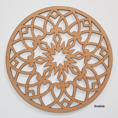 Imagem do Mandalas 20cm MDF 3mm cru